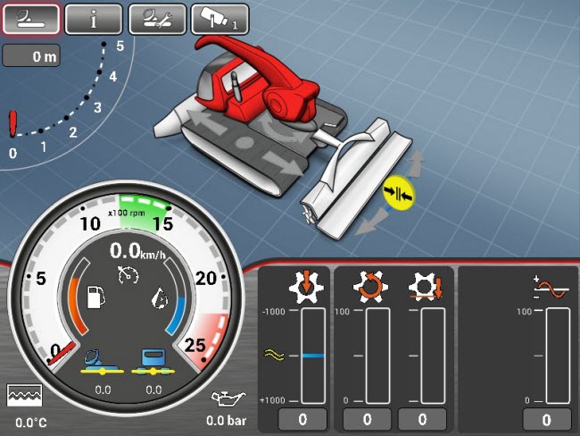 PistenBully HMI